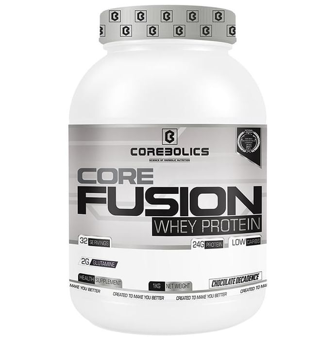 Corebolics Core Fusion Whey Protein Chocolate Decadence - Nibasu