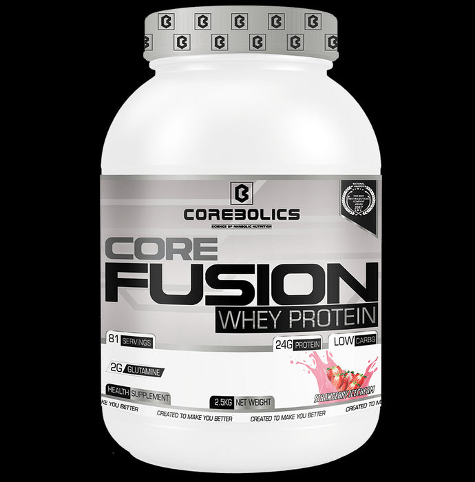 Corebolics Core Fusion Whey Protein Strawberry Ice-Cream - Nibasu