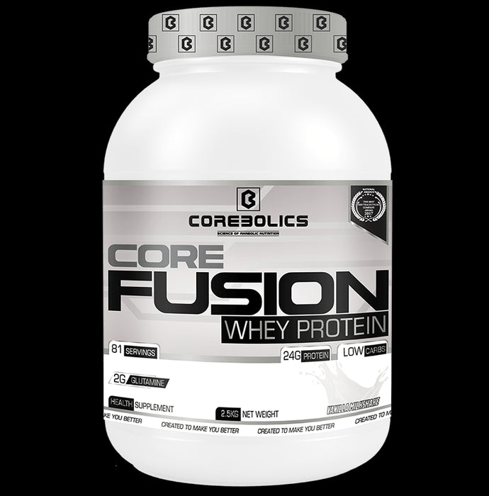 Corebolics Core Fusion Whey Protein Vanilla Milkshake - Nibasu