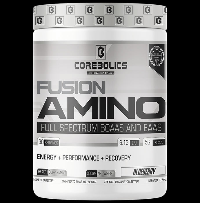Corebolics Fusion Amino Powder Blueberry - Nibasu
