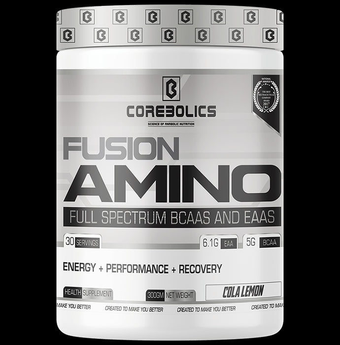 Corebolics Fusion Amino Powder Cola-Lemon - Nibasu