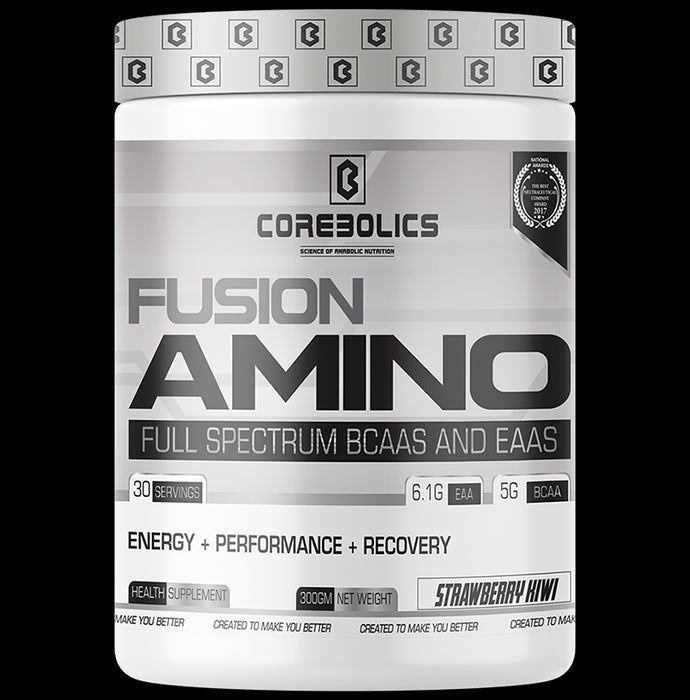 Corebolics Fusion Amino Powder Strawberry Kiwi - Nibasu