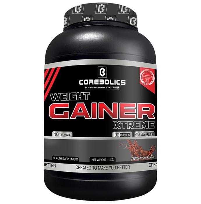 Corebolics Weight Gainer Extreme Chocolate Milkshake - Nibasu