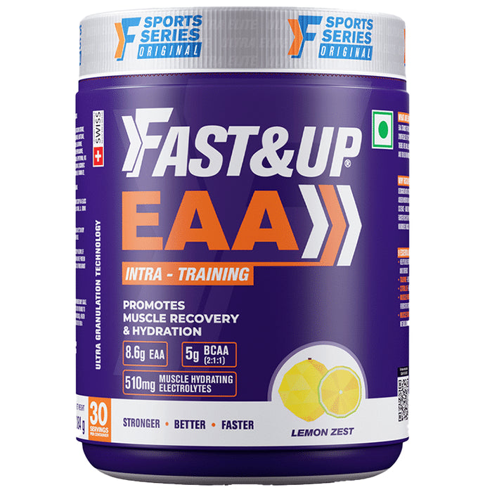 Fast&Up EAA Intra-Training for Muscle Recovery | Flavour Lemon Zest - Nibasu