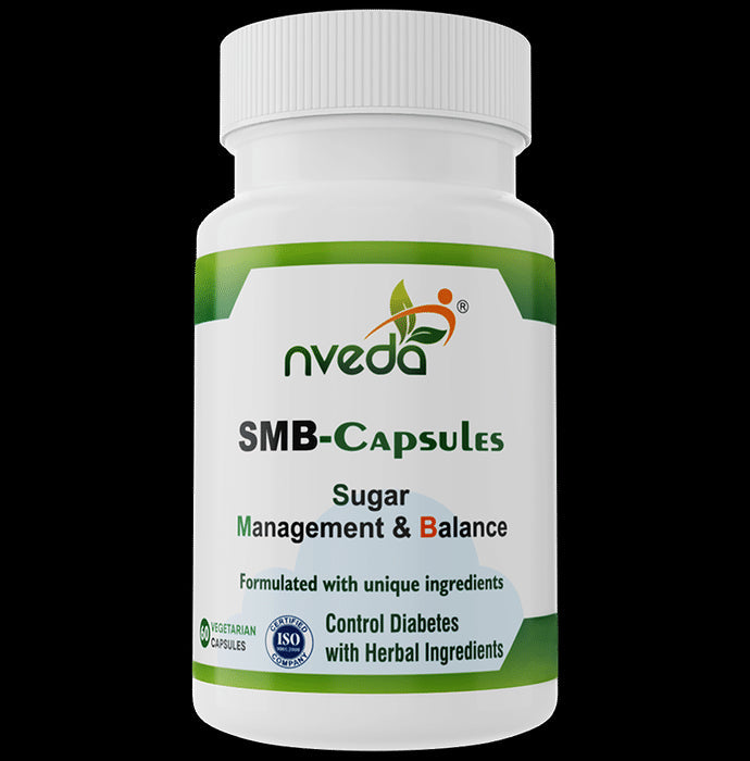 Nveda SMB Capsules for Sugar Management & Balance - Nibasu