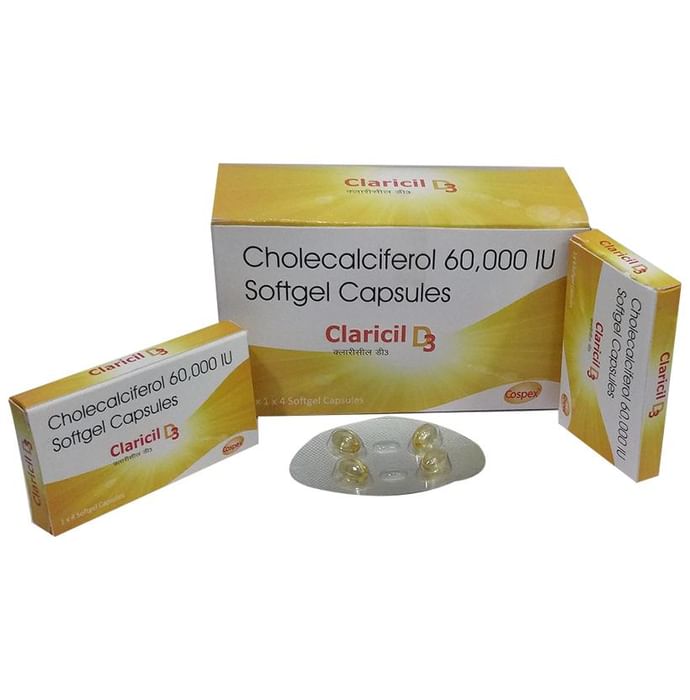 Cospex Claricil D3 Soft Gelatin Capsule - Nibasu