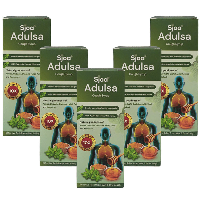 Sjoa Adulsa Cough Syrup (100ml Each) - Nibasu