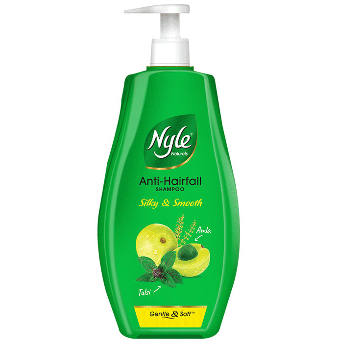 Nyle Natural Anti-Hairfall Shampoo Silky and Smooth - Nibasu