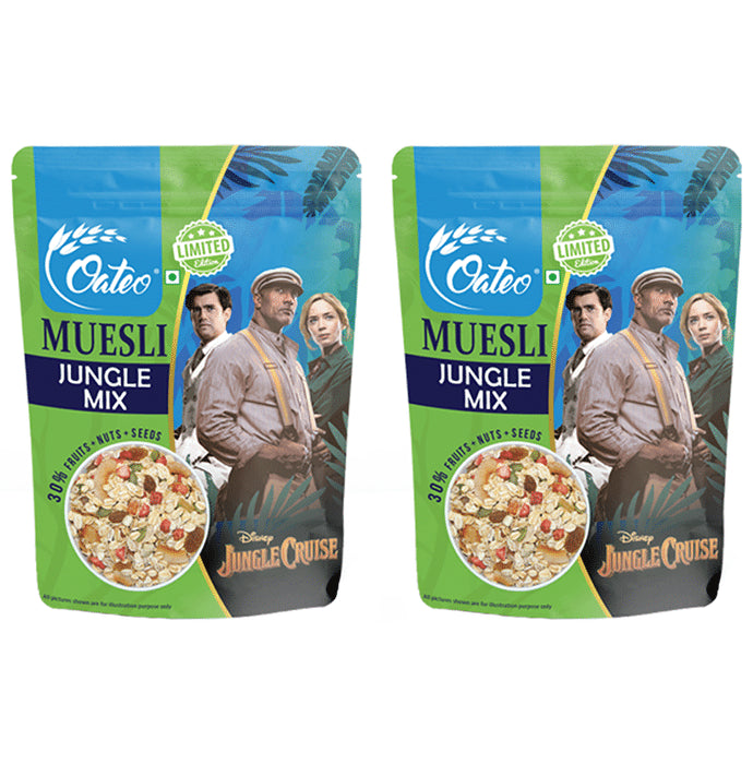 Oateo Muesli (400gm Each) Jungle Mix - Nibasu