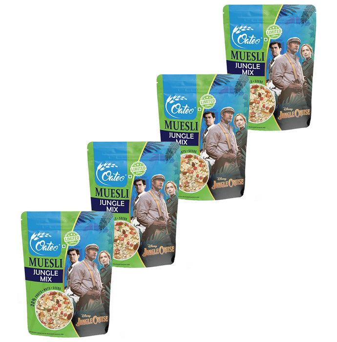 Oateo Muesli (400gm Each) Jungle Mix - Nibasu