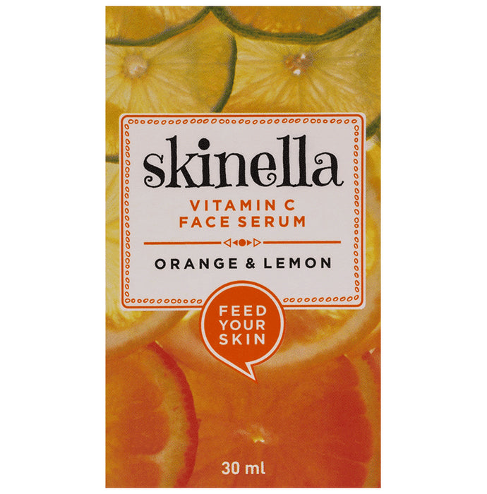 Skinella Vitamin C Face Serum Orange & Lemon - Nibasu