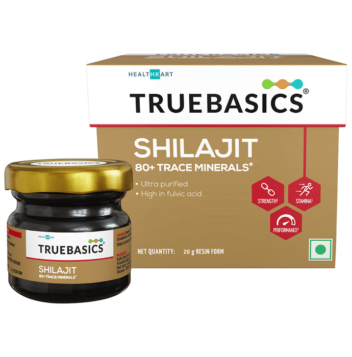 TrueBasics Shilajit 80+ Trace Minerals - Nibasu