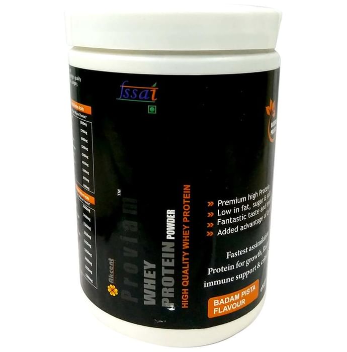 Proviam Whey Protein Powder Badam Pista - Nibasu