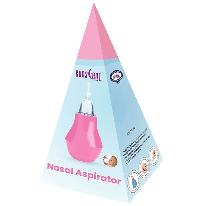 Crescent Nasal Aspirator Pink - Nibasu
