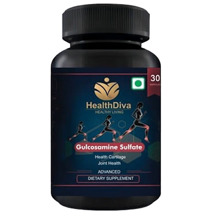 HealthDiva Glucosamine Sulfate Capsule - Nibasu