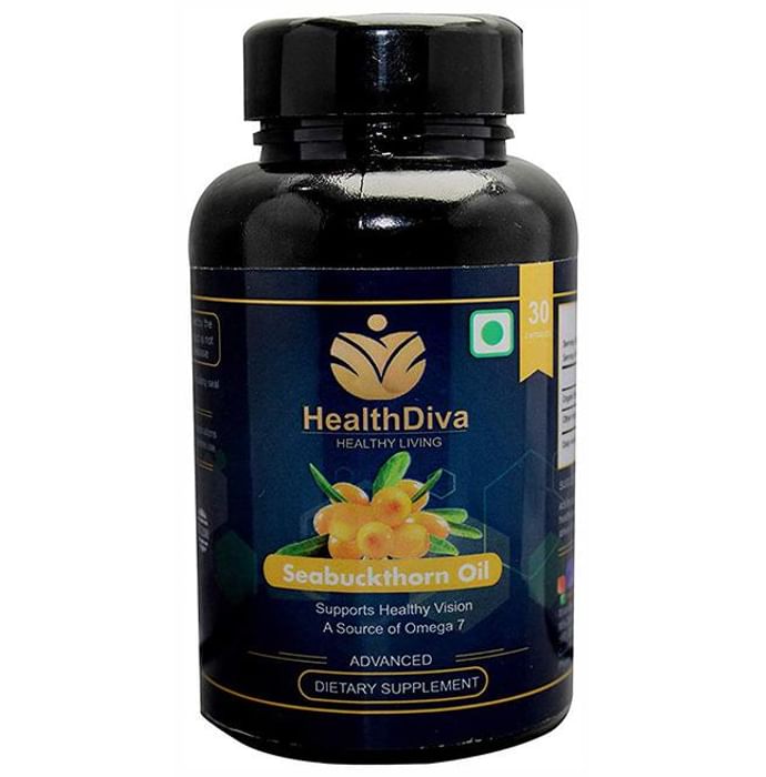 HealthDiva Seabuckthorn Oil Capsule - Nibasu