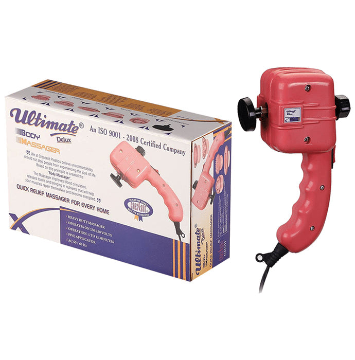 Crescent Ultimate Delux Body Massager Red - Nibasu