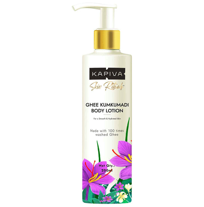 Kapiva Skin Rituals Ghee Kumkumadi Body Lotion - Nibasu
