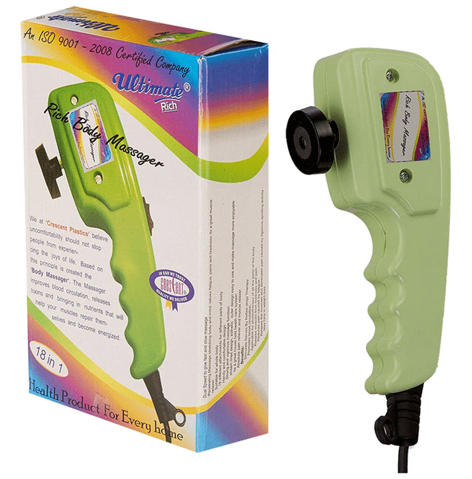 Crescent Ultimate Rich 18 In 1 Body Massager Green - Nibasu