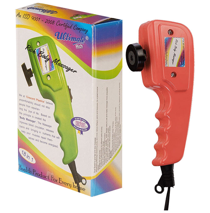 Crescent Ultimate Rich 18 In 1 Body Massager Pink - Nibasu