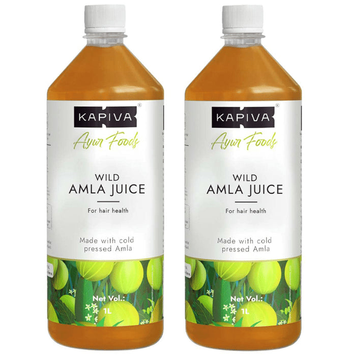 Kapiva Wild Amla Juice | Healthy Hair & Skin | Natural Vitamin C |No Added Sugar - Nibasu