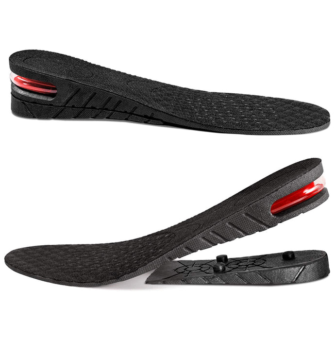 Skudgear 2 Layer Heightening Shoe Insole Adjustable Shoe Lift Inserts Breathable Pads - Nibasu