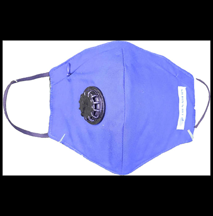Crusaders Washable Marathon Mask N99 + Carbon 4 Layer Filter Blue - Nibasu