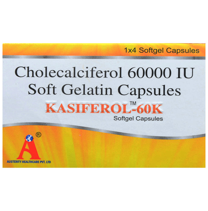 Kasiferol 60K Softgel Capsule - Nibasu