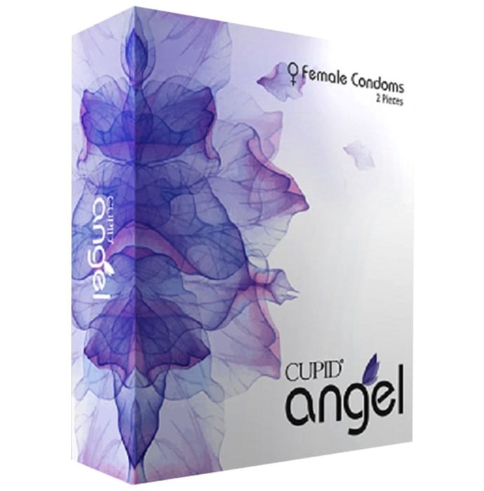 Cupid Angel Female Condom (2 Each) Lavender - Nibasu