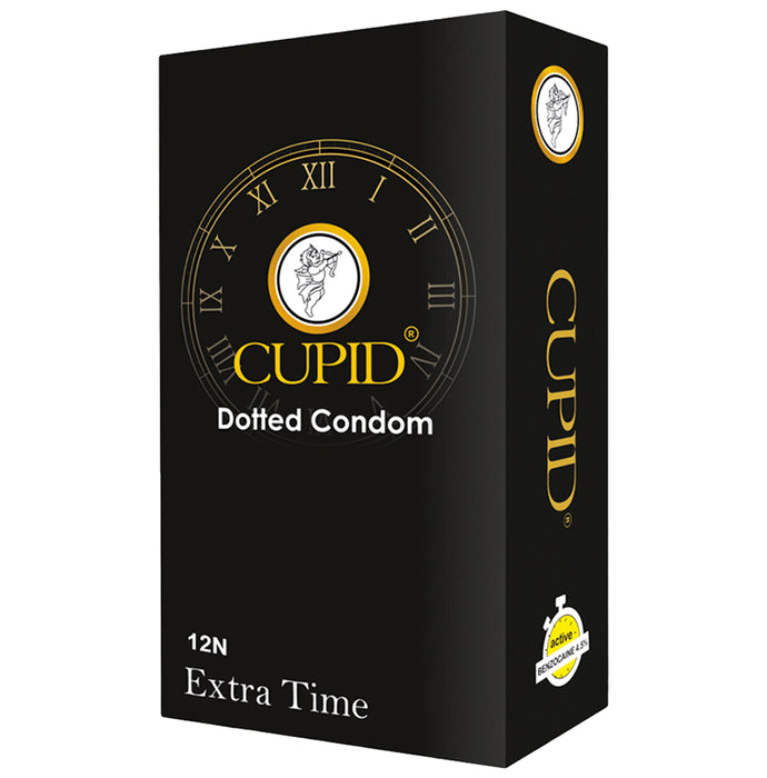 Cupid Dotted Condom Extra Time - Nibasu