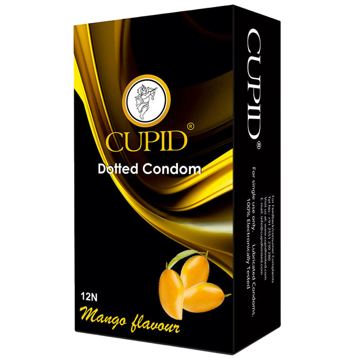 Cupid Dotted Condom Mango - Nibasu