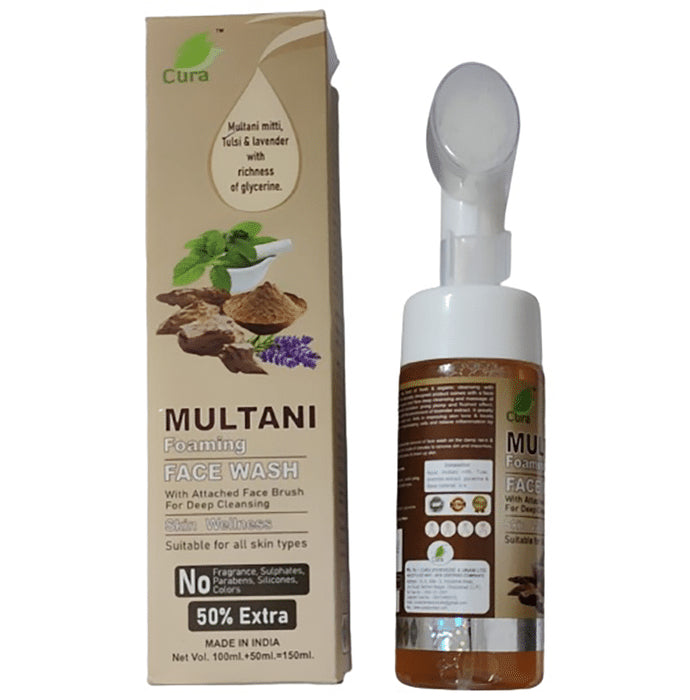 Cura Multani Foaming Face Wash - Nibasu