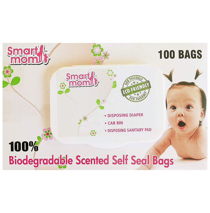 LifeKrafts Smart Mom 100% Biodegradable Scented Self Seal Bag - Nibasu