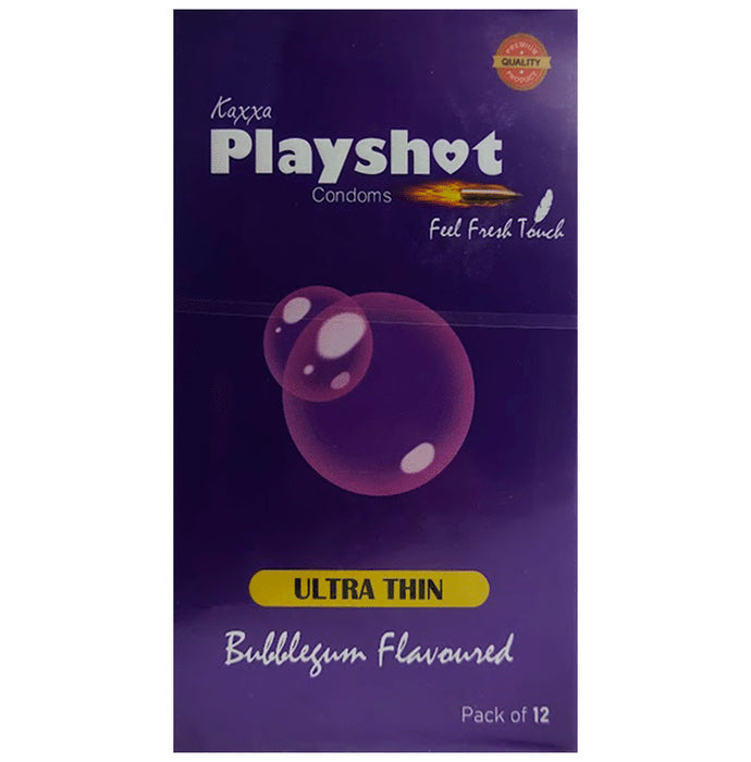 Kaxxa Playshot Ultra Thin Condom Bubblegum - Nibasu
