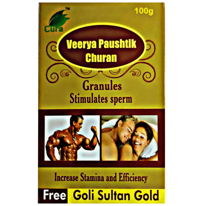 Cura Veerya Paushtik Churan with Sultan Gold Goli Free - Nibasu