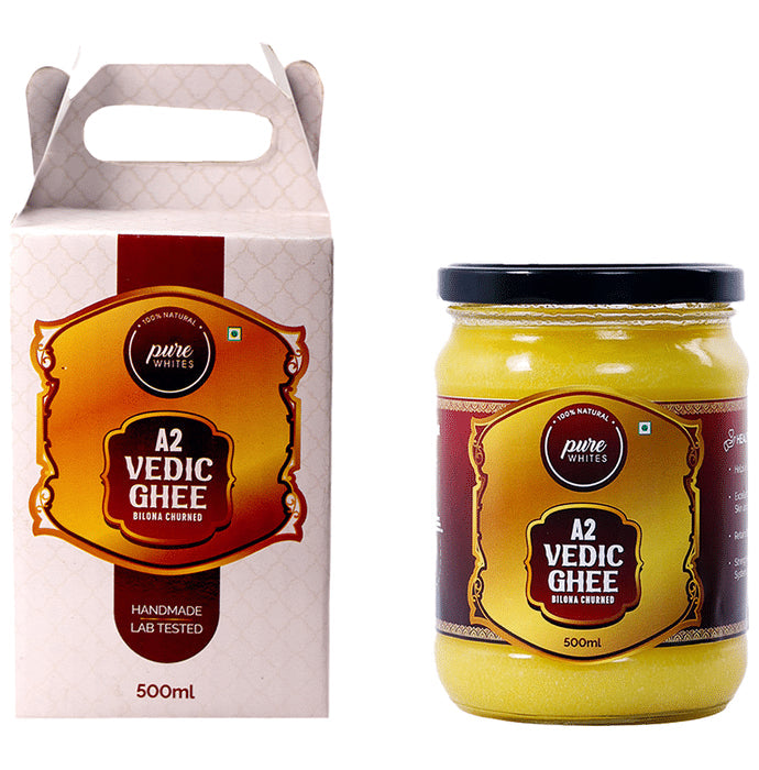 Pure Whites A2 Vedic Ghee Handmade Lab Tested - Nibasu