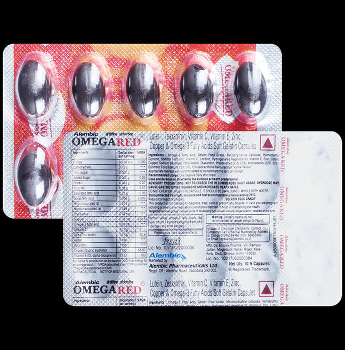 Omegared Soft Gelatin Capsule - Nibasu