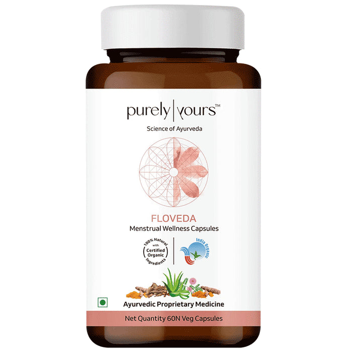 Purely Yours Floveda Menstrual Wellness Veg Capsule - Nibasu