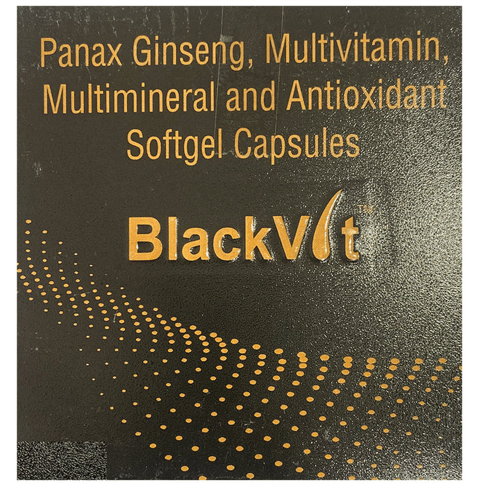Black Vit Soft Gelatin Capsule - Nibasu