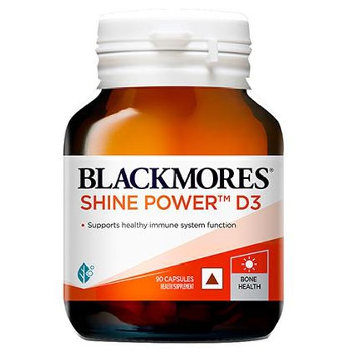 Blackmores Shine Power D3 Capsule for Healthy Teeth, Stronger Bones & Boosted Immunity - Nibasu