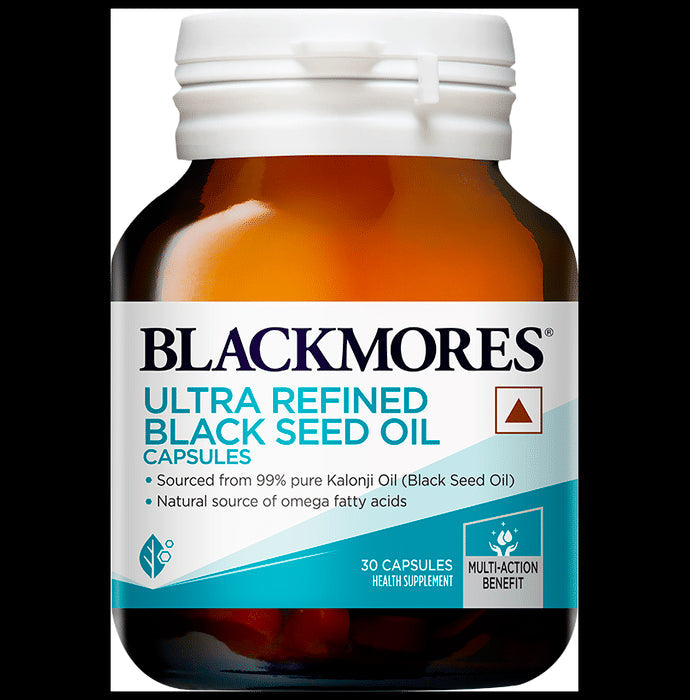 Blackmores Ultra Refined Black Seed Oil Capsule for Healthy Digestion & Boosts Immunity - Nibasu