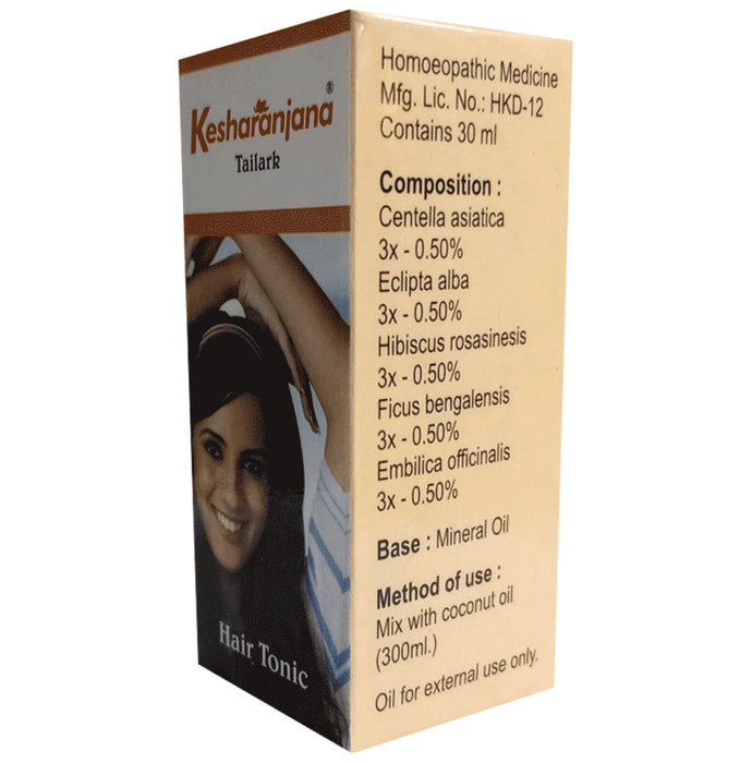 Kesharanjana Tailark Hair Tonic - Nibasu