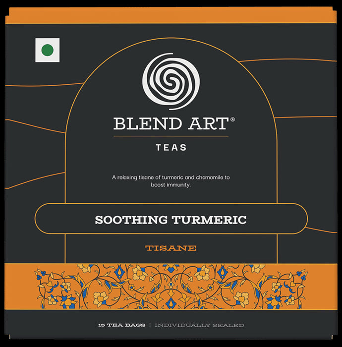 Blend Art Soothing Turmeric Tea Bag (2gm Each) - Nibasu