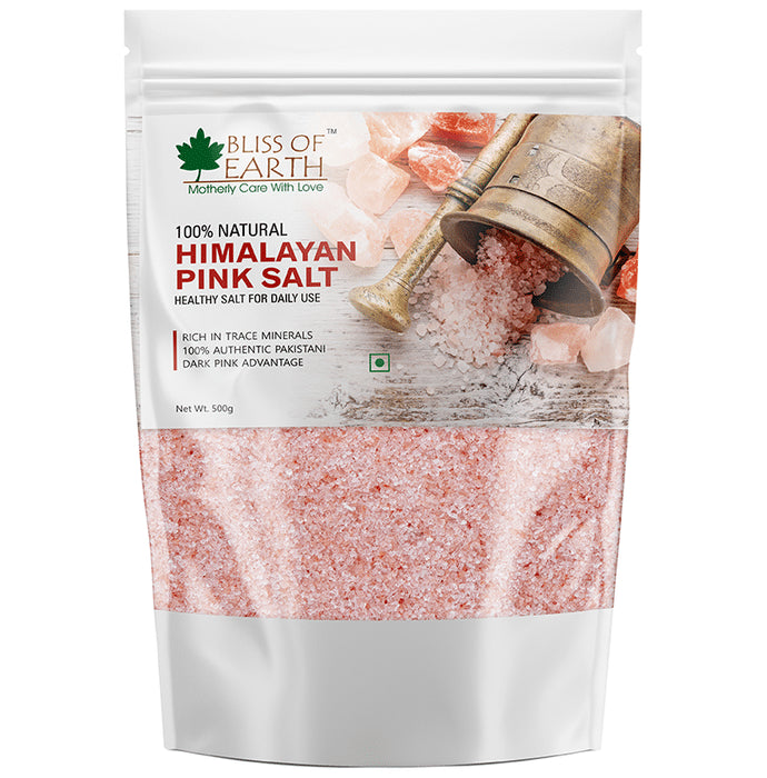 Bliss of Earth 100% Authentic Pakistani Himalayan Pink Salt - Nibasu
