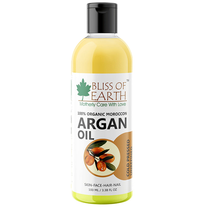 Bliss of Earth 100% Organic Moroccon Argan Oil - Nibasu