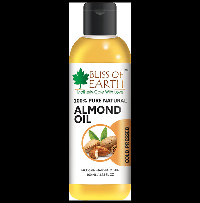 Bliss of Earth 100% Pure Natural Almond Oil - Nibasu