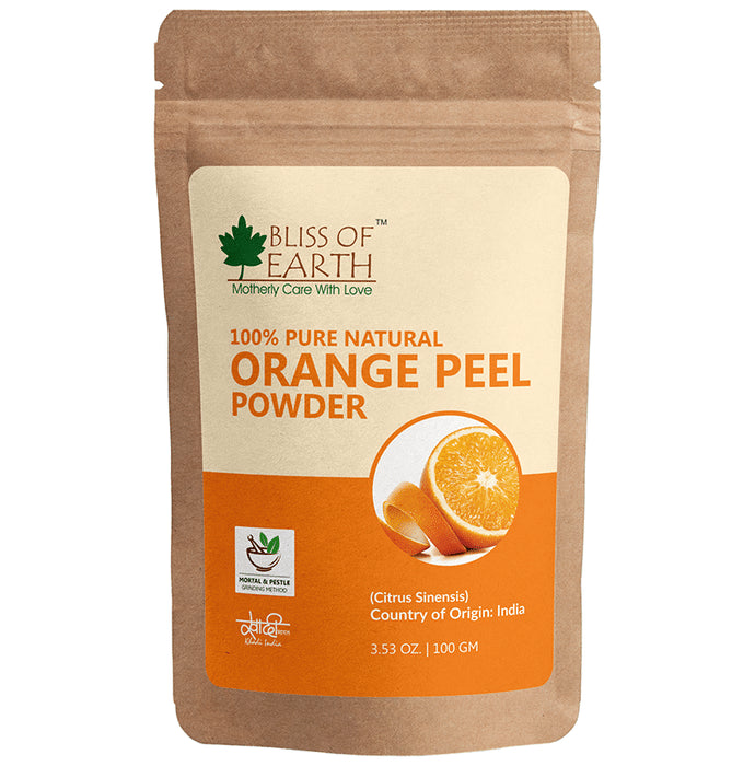 Bliss of Earth 100% Pure Natural Orange Peel Powder - Nibasu