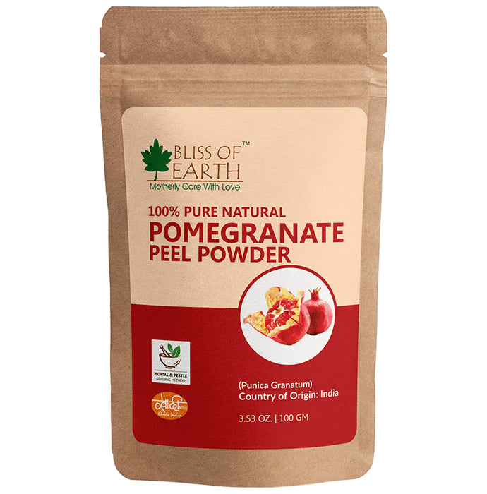Bliss of Earth 100% Pure Natural Pomegranate Peel Powder - Nibasu