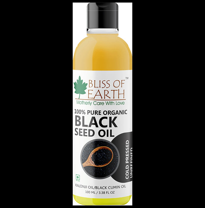 Bliss of Earth 100% Pure Organic Black Seed Oil - Nibasu
