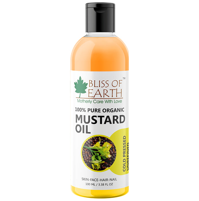 Bliss of Earth 100% Pure Organic Mustard Oil - Nibasu